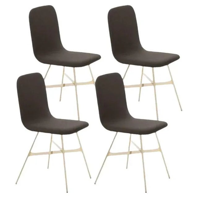 Tria Chairs in Gold by Colé Italia, Set of 4 For Sale - Image 11 of 11