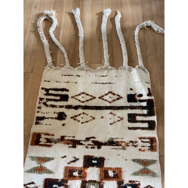 Long Vintage Wool and Cotton Pictorial Textile Runner For Sale - Image 11 of 13