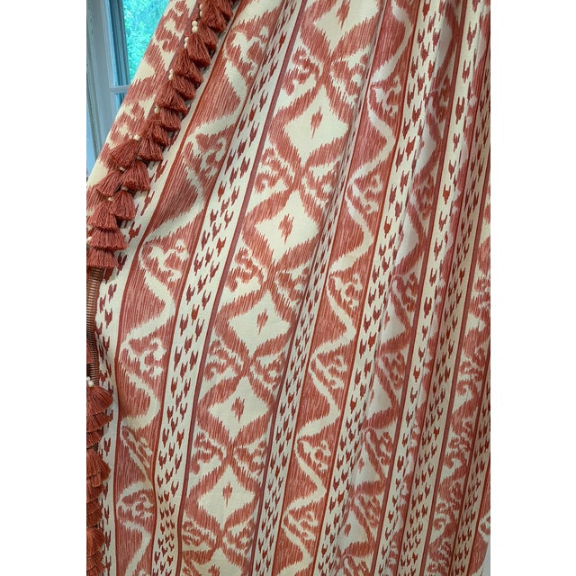 Pair of Cowtan & Tout Drapery Panels With Tassel Fringe For Sale - Image 11 of 11