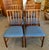 Set of Six Mid Century Modern Teak Frame Dining Chairs c.1960 Quality Built Chairs - UK Import - Seats Lift / Easily...