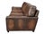 1980s Large Deep-Seated Two-Tone Brown Leather Sofa With Vintage Patina For Sale - Image 12 of 12