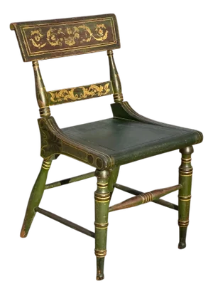 Antique Sheraton Fancy Paint Chair