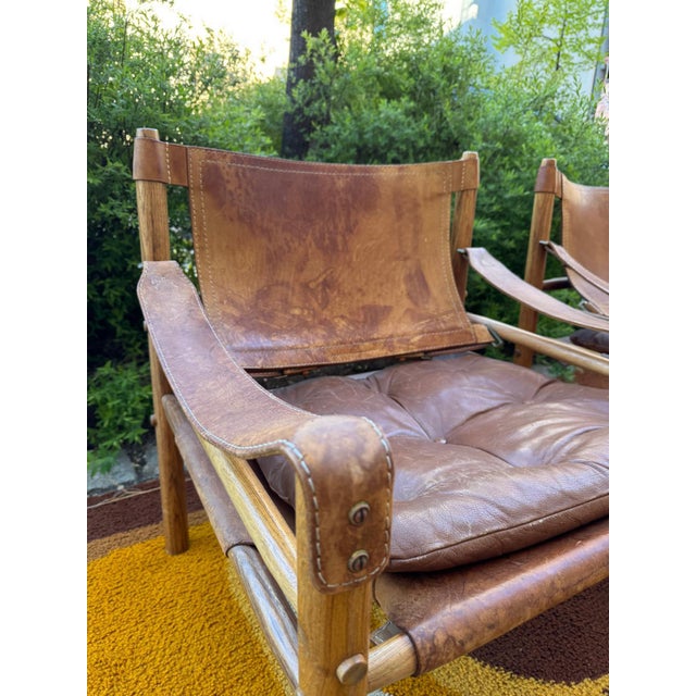 Mid-Century Sirocco Safari Armchair by Arne Norell, 1960s For Sale - Image 11 of 13