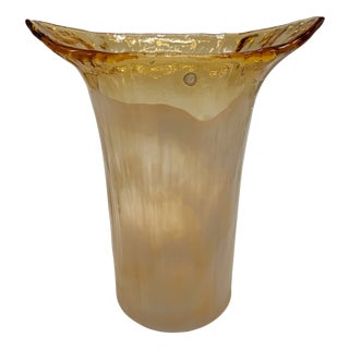 Hand-Blown Murano Glass Vase from La Murrina, Italy, 1980s For Sale