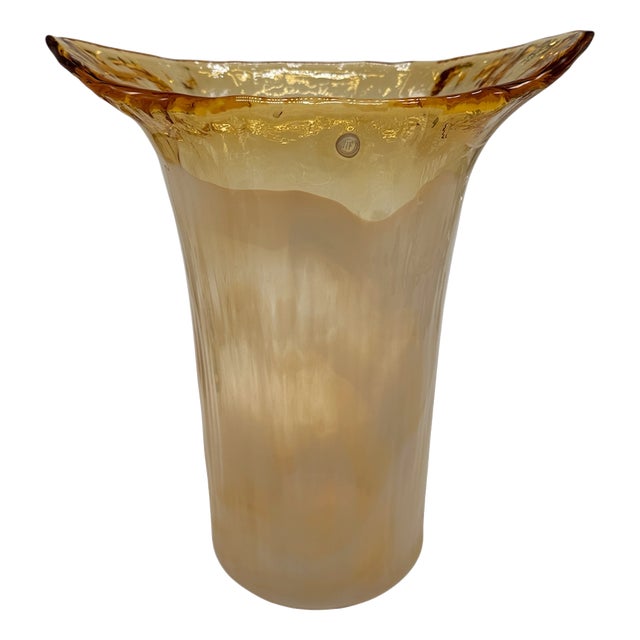 Hand-Blown Murano Glass Vase from La Murrina, Italy, 1980s For Sale