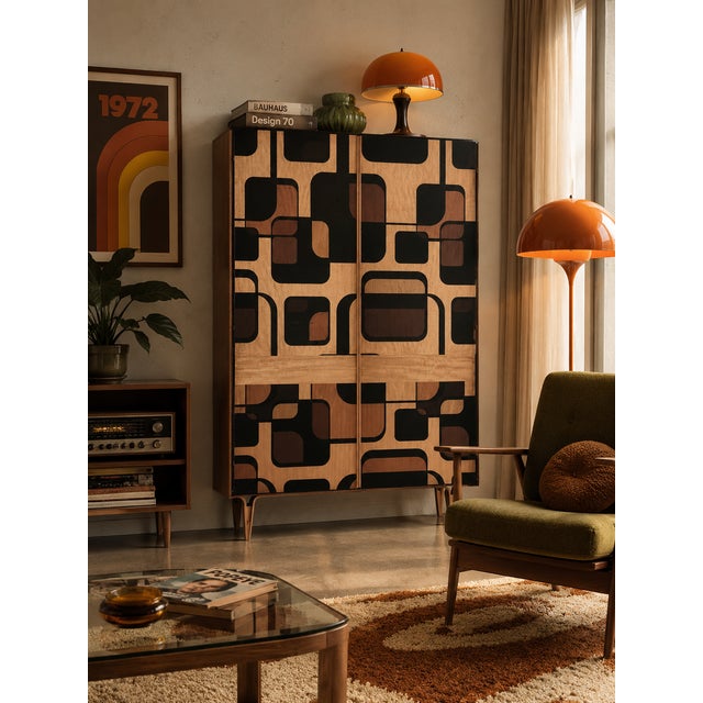 Vintage Wall Unit, 1970s For Sale - Image 11 of 12