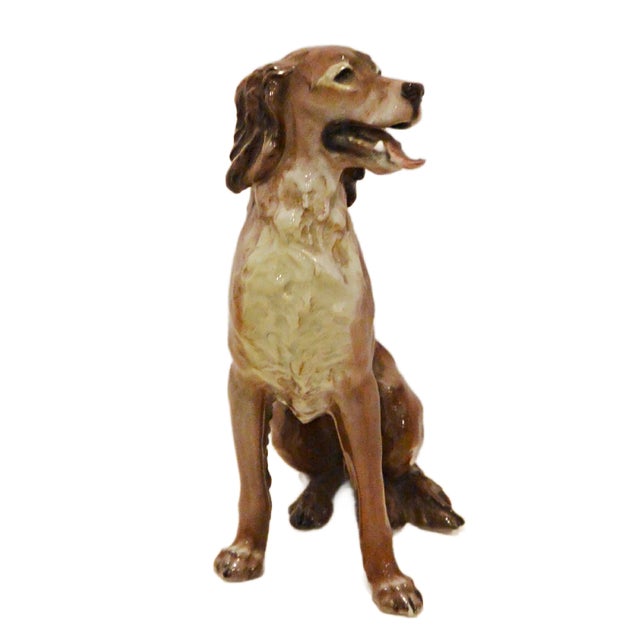Mid-Century Rosenthal Porcelain Seated Irish Setter Figurine – Kunstabteilung Selb – Circa 1940s–1950s For Sale In Jacksonville, FL - Image 6 of 10
