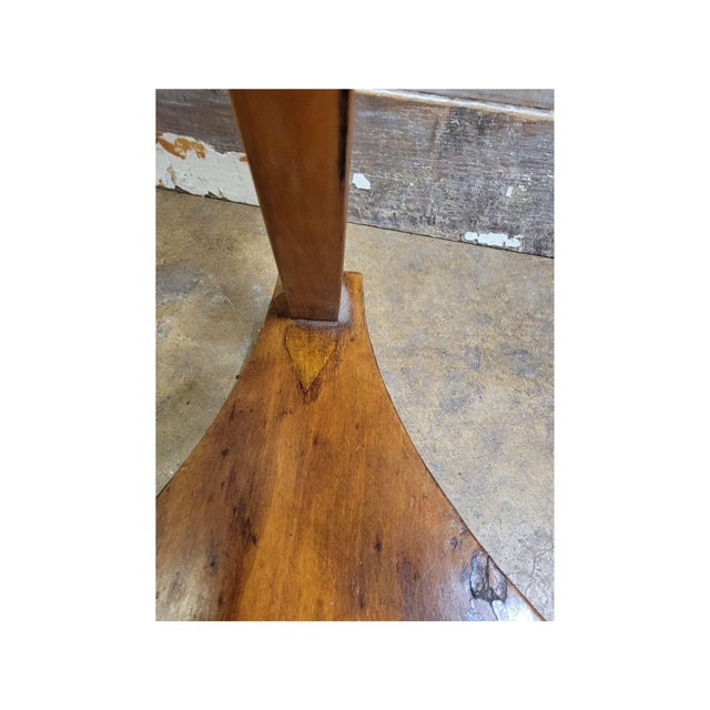 Mid 20th Century A Birchwood Biedermeier Style Occasional Table With a Single Drawer For Sale - Image 10 of 12