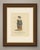This is an original antique copper engraving from 1757, colored by hand, lettered "Habit of a Merchants Wife of London in...