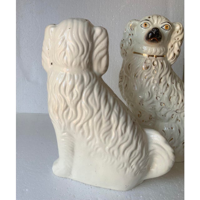 Antique 19th Century Extra Large Staffordshire Dogs For Sale In Naples, FL - Image 6 of 7