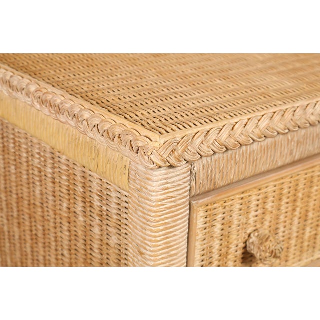 Lexington Henry Link Wicker Double Dresser For Sale - Image 11 of 18