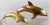 Gold Mid-Century Brass Dolphins, Set of 2 For Sale - Image 8 of 8