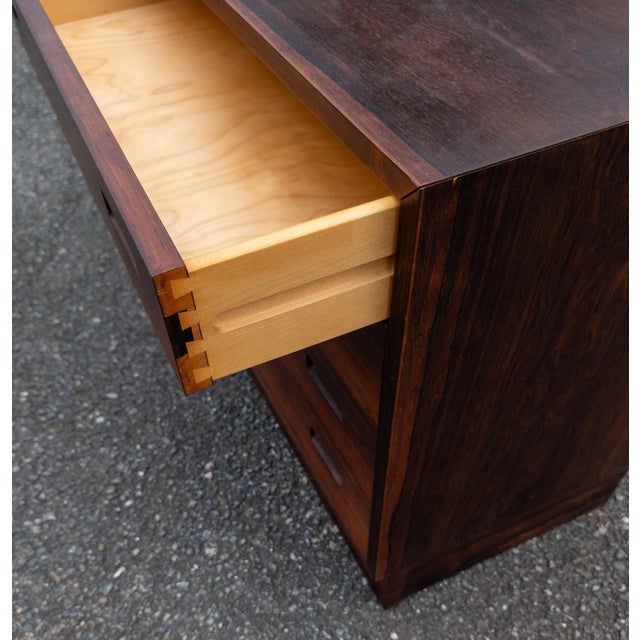 Mid-Century Danish Modern Rosewood Lowboy Chest of Drawers Paol Hundevad for Hundevad & Co. For Sale - Image 15 of 18