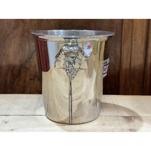 Early 20th Century Silver-Plated Champagne Bucket from Clos Des Goisses, 1930s For Sale - Image 5 of 7