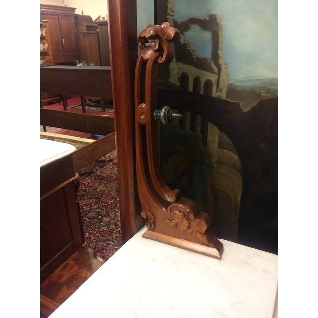 Victorian Antique Dressing Mirror, Full Length Victorian Dresser Mirror For Sale - Image 3 of 17