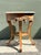 French Provincial Vintage Hand Carved Swag and Tassel Side Table For Sale - Image 3 of 6