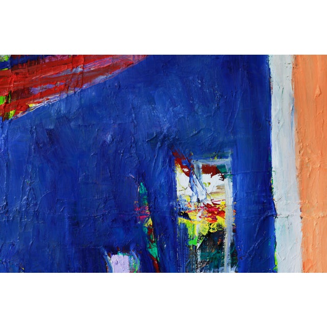 2020s "Formentera House" - Original Oil Painting by Simon Findlay For Sale - Image 5 of 13