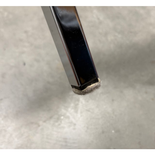 Cb2 Chrome and Lucite Side Chair For Sale - Image 12 of 17