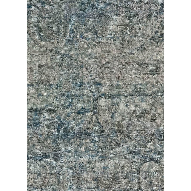 Custom traditional hand knotted silk and wool rug by Doris Leslie Blau Size: 3'8" × 3'10" (111 × 116 cm). Doris Leslie...