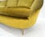 Metal Italian MId Century Modern Gold Velvet Upholstery Cloud Shape Sofa Cast Brass For Sale - Image 7 of 12
