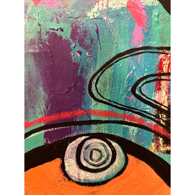 "To the Sun" Original Abstract Painting by Devyn Nicole For Sale - Image 10 of 12