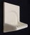 Mid 20th Century Reclaimed Off White Ceramic Bathtub Soap Dish For Sale - Image 4 of 7