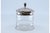 Glass Bottle with Embossed Silver Lid and Pine Cone-Shaped Handle For Sale - Image 10 of 11