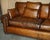 Jamaica Heritage Sofas in Brown Leather from Ralph Lauren, Set of 2 For Sale - Image 5 of 18