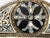 Rustic Handcrafted Moorish Wall Mirror | Black & Ivory Decorative Accent For Sale - Image 3 of 7