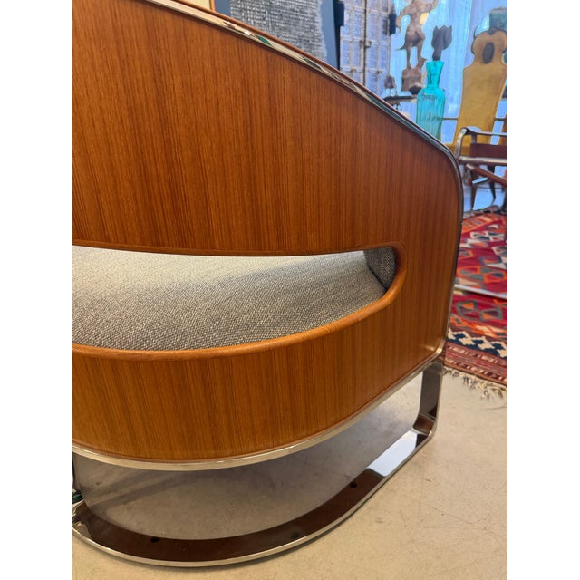 Campaign Custom Italian Blohm & Voss in Collaboration With Zaha Hadid Architects Solid Luxury Yacht Chairs a Pair For Sale - Image 3 of 7