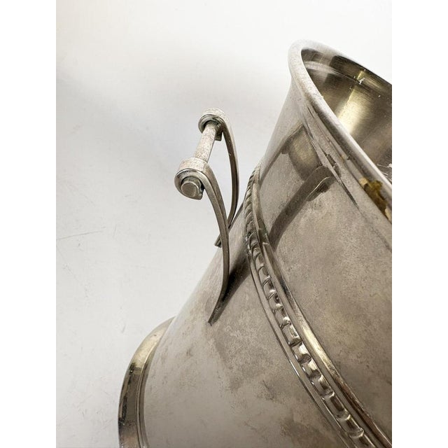 Metal Steel Champagne Bucket, France, 1970s For Sale - Image 7 of 9