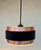 Metal Saturn Pendant Lamp in Copper and Black Metal by Jo Hammerborg for Fog & Mørup, 1960s For Sale - Image 7 of 14