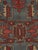 Antique Persian Serapi Carpet Handmade Wool Oriental Rug Rust, Ivory, Light Blue For Sale - Image 13 of 18