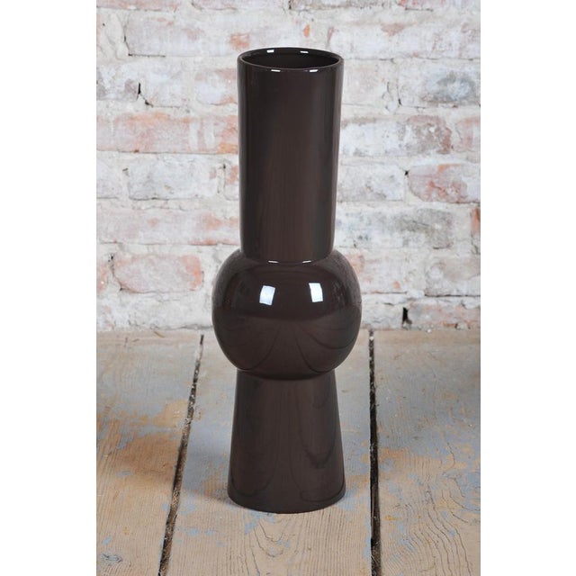 Mid-Century Vase in Ceramic, Czech, 1960s For Sale - Image 3 of 11