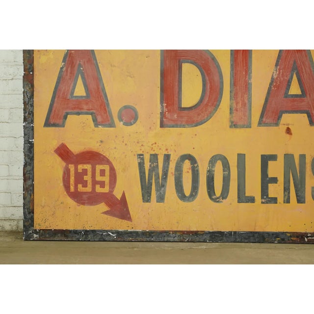 Reclaimed A. Diamond & Sons Aluminum Movie Prop Sign For Sale - Image 6 of 10