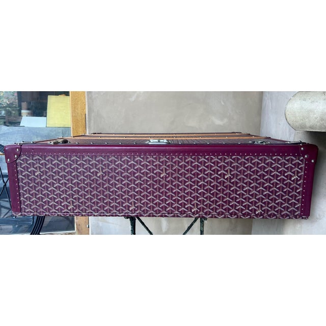 Unique store display piece made by Goyard in France in 2005. The inside is signed by the artist who made the piece in...