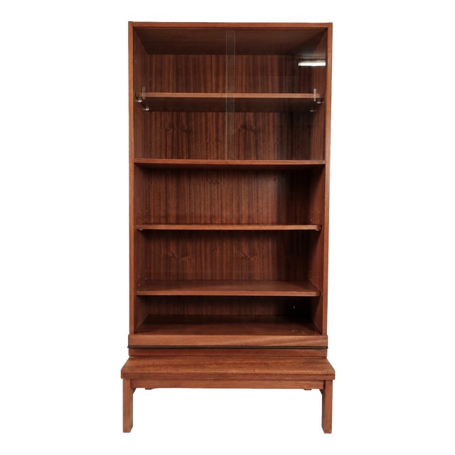 Vintage Bookcase in Beech, 1970s For Sale