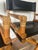 Pair of Vintage McGuire San Francisco Director Chairs in Black Leather and Oak For Sale - Image 10 of 12