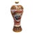 Vintage Chinese Cloisonné Meiping Vase | White Ground Phoenix & Peony Motif With Stand For Sale