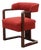 Art Deco Red Chair, Belgium, 1920 For Sale