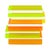 Studio Superego "Disallineata" Coffee Table, made in Italy, comprised of stacked overlapping neon Plexiglas rectangles,...
