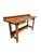Mid-20th Century Industrial Solid Wood Carpenter's Workbench Console Table For Sale - Image 10 of 18