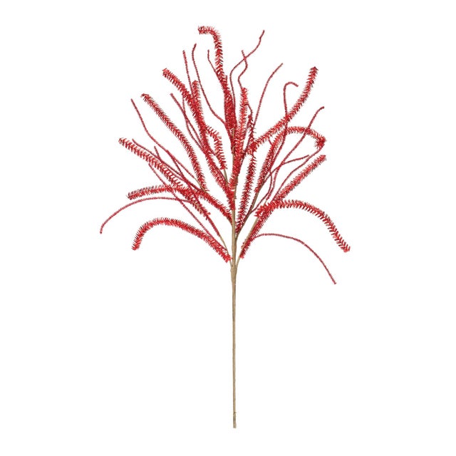 Bring a festive touch to your holiday decor with this Glittered Pine Tinsel Branch. Designed to add shimmer and elegance,...
