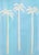 abstract original mixed media palm tree Measuring 7 1/2” x 10” overall by Charleston based contemporary artist, Haley...