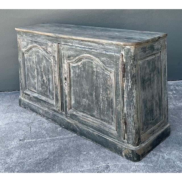 Wood Vintage 19th Century Patinated French Sideboard For Sale - Image 7 of 12