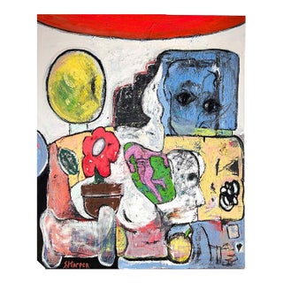 Scott Harper Mixed Media Painting titled “An Apology” 2022 For Sale