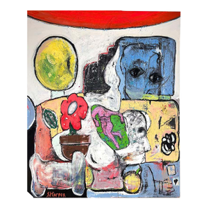 Scott Harper Mixed Media Painting titled “An Apology” 2022