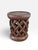 Brown Vintage Tribal Nobility Bamileke Braided Stool/Table Cameroon 15" H For Sale - Image 8 of 9