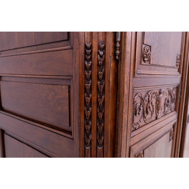 Large Antique Mid-19th Century Wardrobe, France For Sale - Image 14 of 18