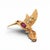 Vintage Brooch E. Wolfe and Co Signed and Numbered 18k Gold For Sale - Image 6 of 6